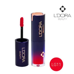 رژلب مایع ونیمه‌مات لدورا کد LG11